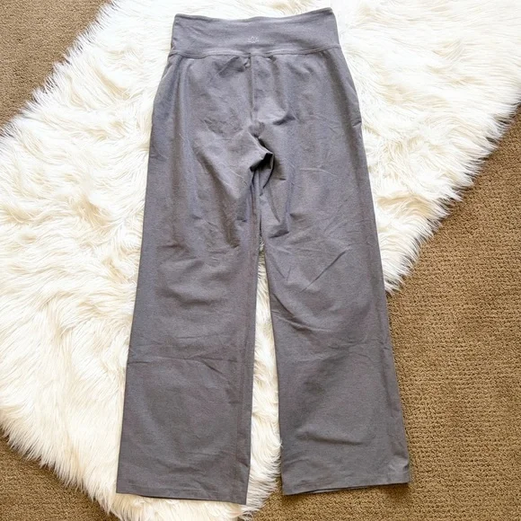 Beyond Yoga Spacedye Laid Back Wide Leg Pant True Gray Heather Medium M - Picture 4 of 5